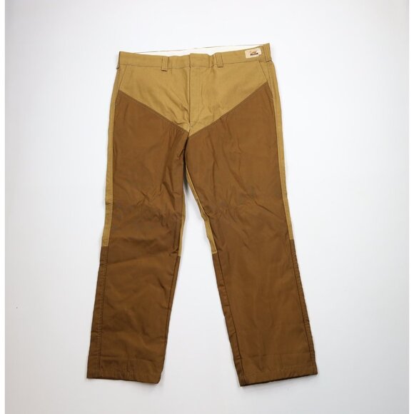 Deadstock Vintage 60s 70s Duxbak Mens 42x31 Hunting Field Brush Pants Brown USA
